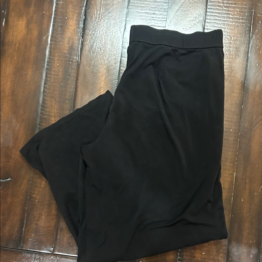 Eileen Fisher Black Wide Leg Pants - Picture 4 of 5